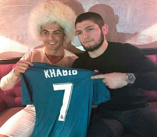 Cristiano dan Khabib Nurmagomedov (foto; ig)