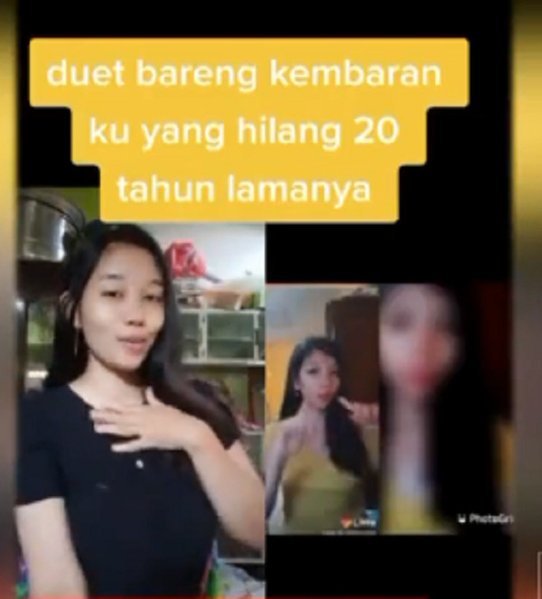 Kembar identik Trena dan Treni bertemu kembali setelah 20 tahun berpisah