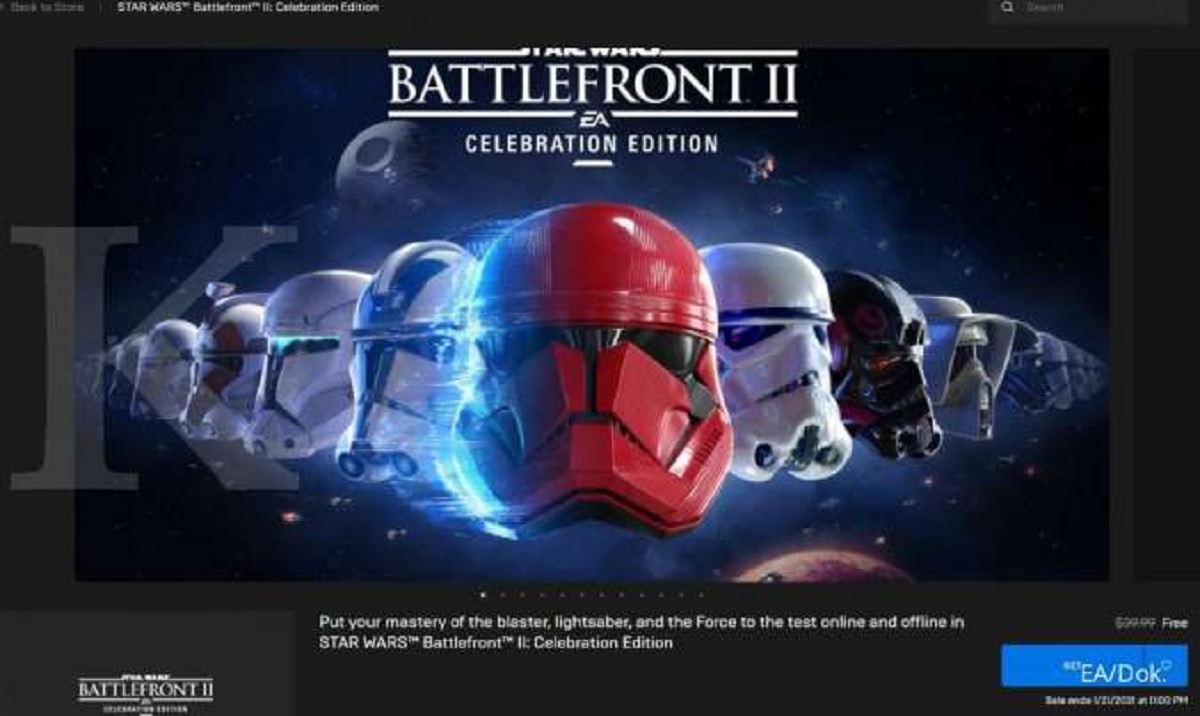 foto : Star Wars Battlefront 2: Celebration Edition - Epic Games Store
