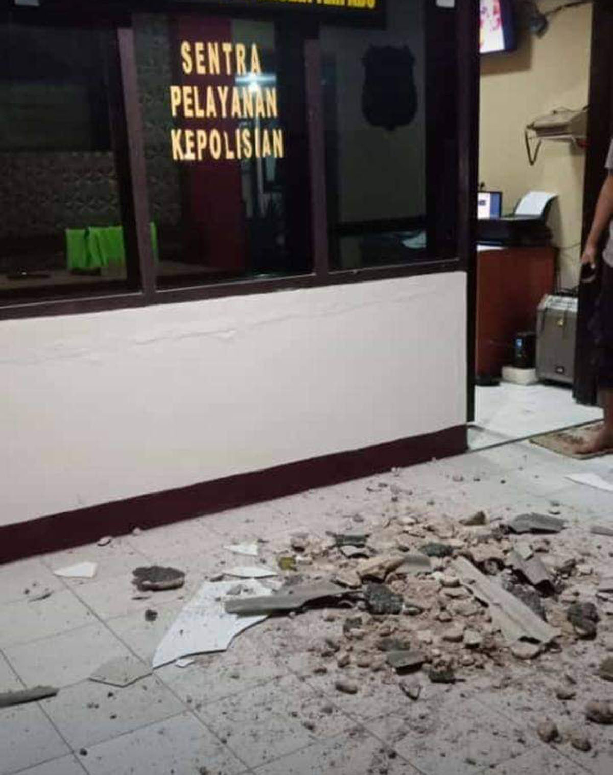 foto : gempa wilayah Jawa Timur yang berpusat di Blitar (facebook/kabar24.bisnis)