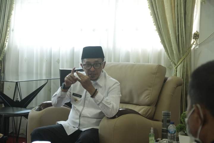 Bupati Tanah Datar Beri Sambutan Program Pengentasan Kemiskinan