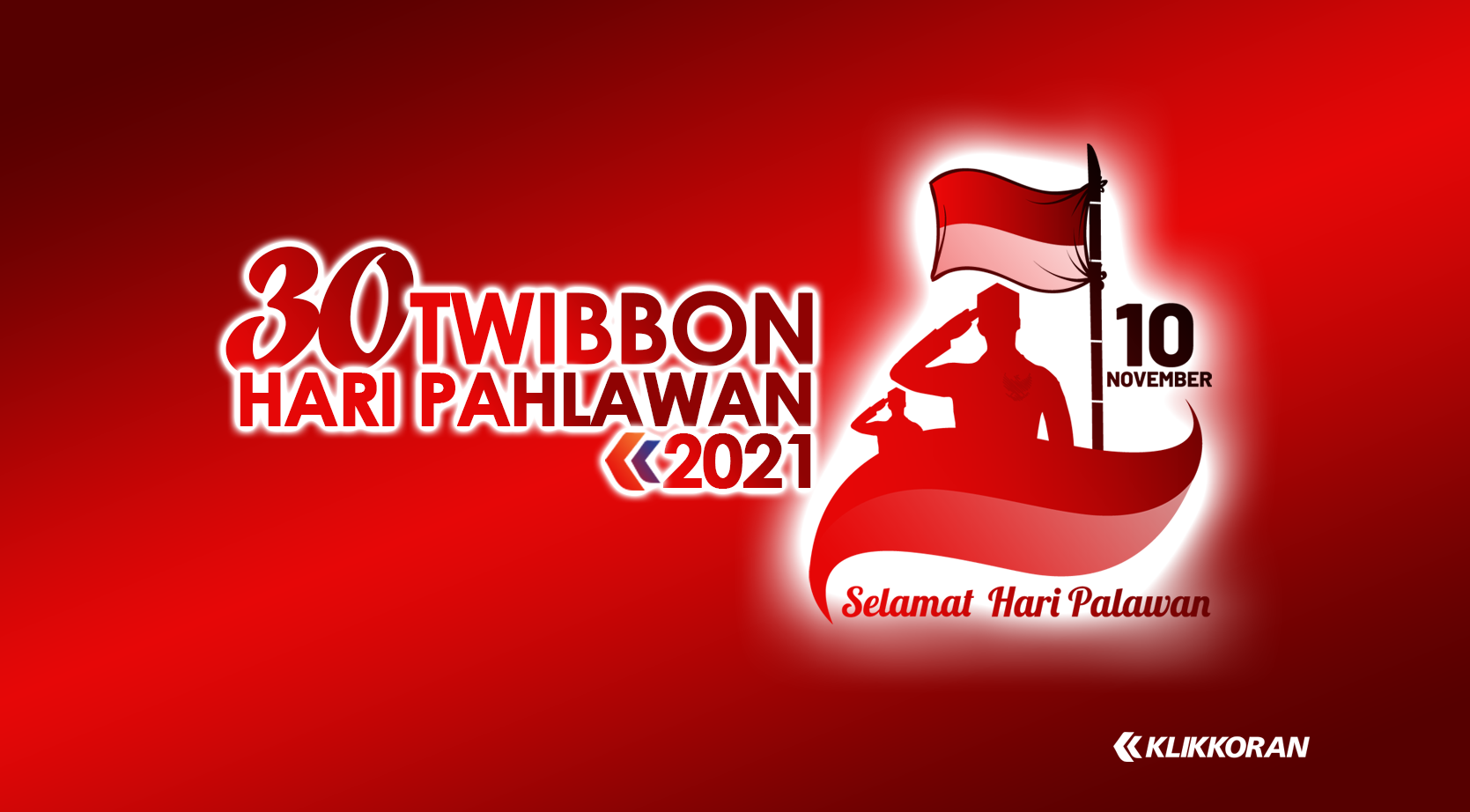 19 Twibbonize Hari Pahlawan Nasional 2021, Frame Bingkai Foto Ucapan Selamat Pilihan Terbaik. (Foto: Klikkoran.com)