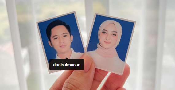 Doni Salmanan dan Dinan Nurfajrina (foto: Instagram)