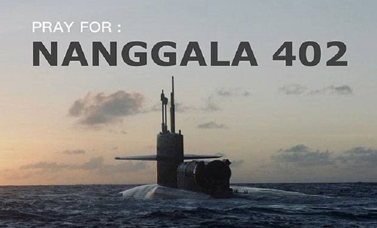 Ilustrasi - Peristiwa tenggelamnya kapal selam KRI Nanggala 402 menjadi trending nomor 1 di Google selama 2021. (Foto: Twitter)