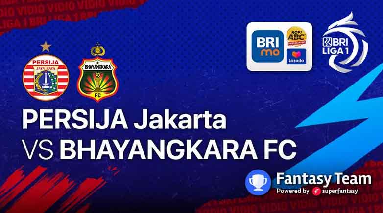 Link Nonton Live Streaming Persija Jakarta vs Bhayangkara FC, Prediksi &amp;amp; Berita Tim, Liga 1 BRI (Pic: Vidio.com)