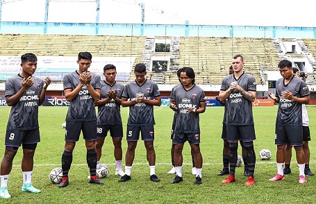 Persita Tangerang siap hadapi Persiraja dalam lanjutan BRI Liga 1 Indonesia, di Stadion I Ngurah Rai Bali, (Foto : Instagram Persita Tangerang)