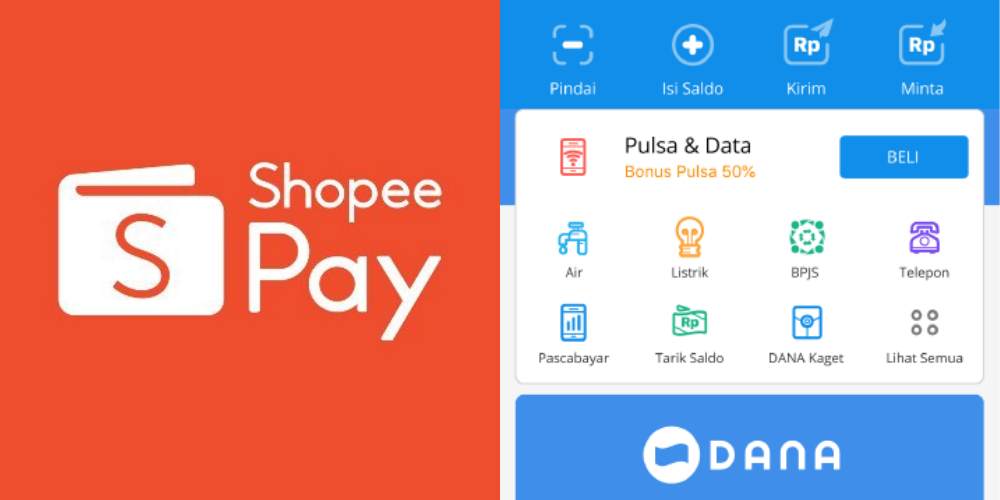 [Top Up] Cara Mudah Kirim Uang Lewat Aplikasi Dana ke ShopeePay Gratis!