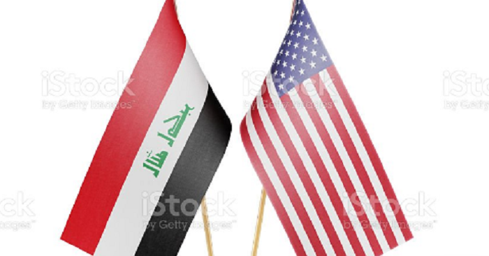 Ilustrasi Bendera Amerika dan Irak (foto: iStock)