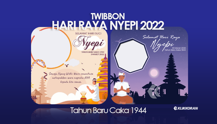 Bingkai Twibbon Nyepi 2022 Tanpa Watermark dan Logo Instansi dengan Desain Menarik (klikkoran.com)