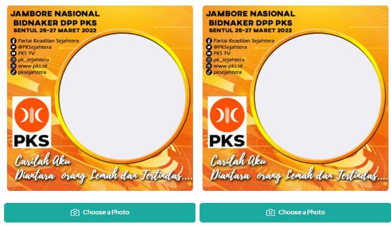 Download Twibbon Jambore Nasional DPP PKS 2022, Bingkai, Frame Foto Ig, Fb Status Wa