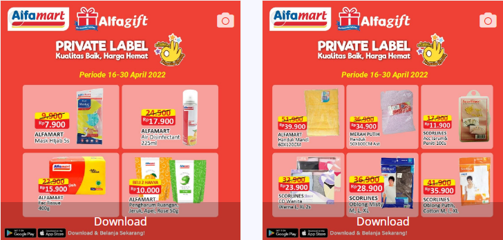 Promo Alfamart hari ini 26 April 2022 (foto: Instagram)