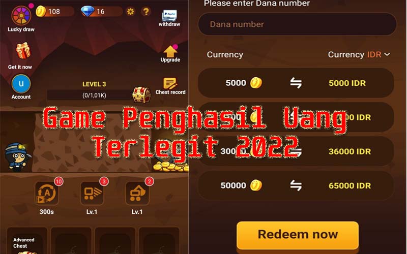 Minimal Penarikan Rp 5000,  Game Penghasil Uang Resmi Playstore Terbaru ini Paling Paten Deh