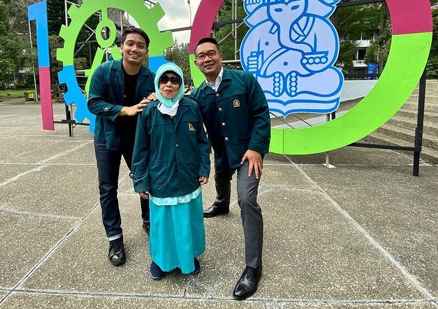 Gubernur Jawa Barat Ridwan Kamil bersama Emmeril Khan Mumtadz , (Foto: Instagram Emmeril Khan Mumtadz)