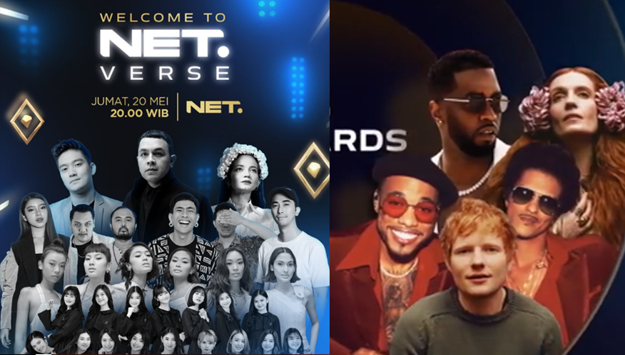 Nonton Live Streaming NET TV, Saksikan Grand Launching NETVERSE dan Billboard Music Award 2022 di Sini/netmediatama