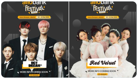 Allobank Festival 2022 yang di hadiri NCT Dream dan Red Velvet (foto: Allobank)