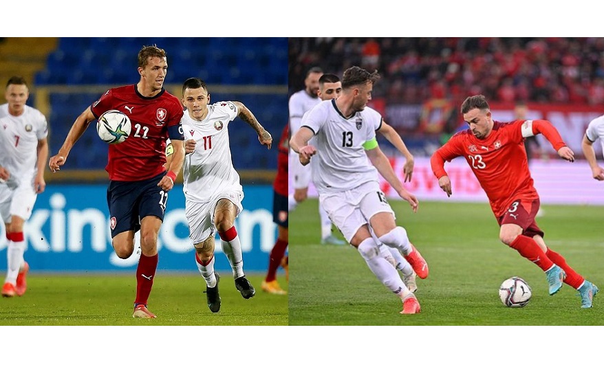 Republik Ceko vs Swiss UEFA Nations League A 2022, (Foto: Instagram, Tomas Soucek, Xherdan Shaqiri)