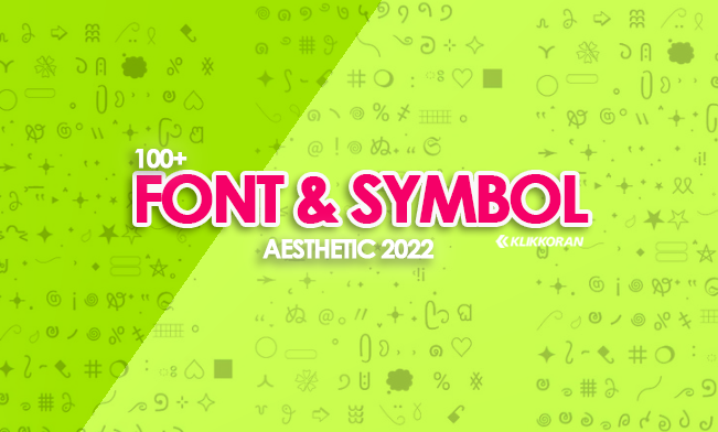 Font &amp; Symbol RP Aesthetic 2022 Generator Copy and Paste Terbaru/klikkoran.com