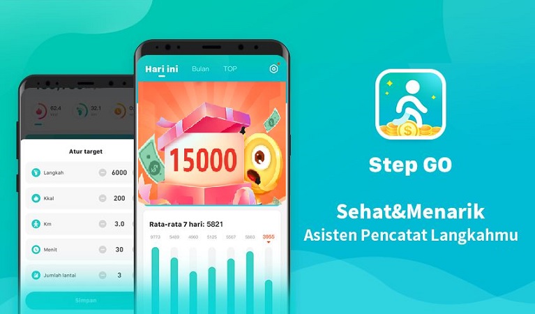 Aplikasi Penghasil Uang Step GO. (Foto: Play Store)Aplikasi Step GO di Play Store