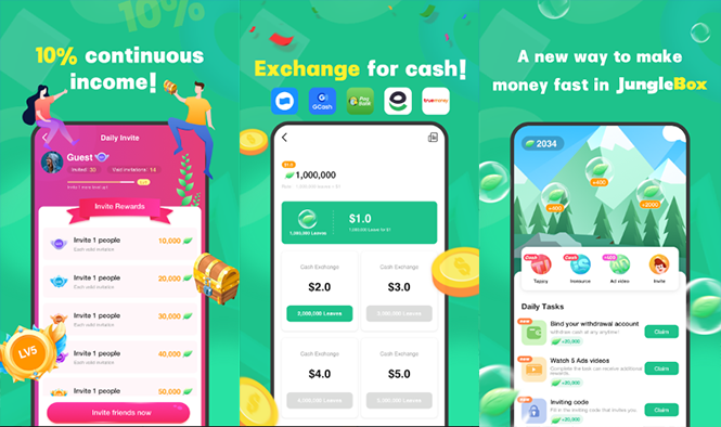 Review Jungle Box, Aplikasi Penghasil Saldo Dana Terbaru, Dapat Rp25.000 Cuma Daftar Doang