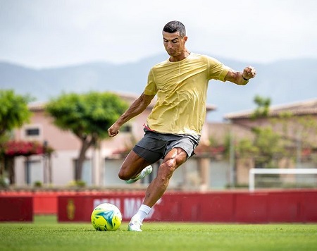 Cristiano Ronaldo pemain Manchester Untied, (Foto: Instagram Ronaldo)