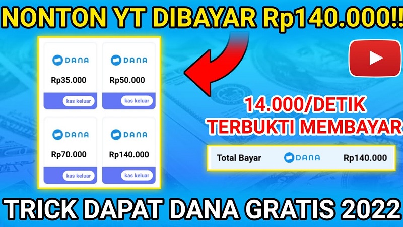 Aplikasi penghasil uang terbukti membayar 2022, (Foto: Youtube Arifin Nurdiansyah)