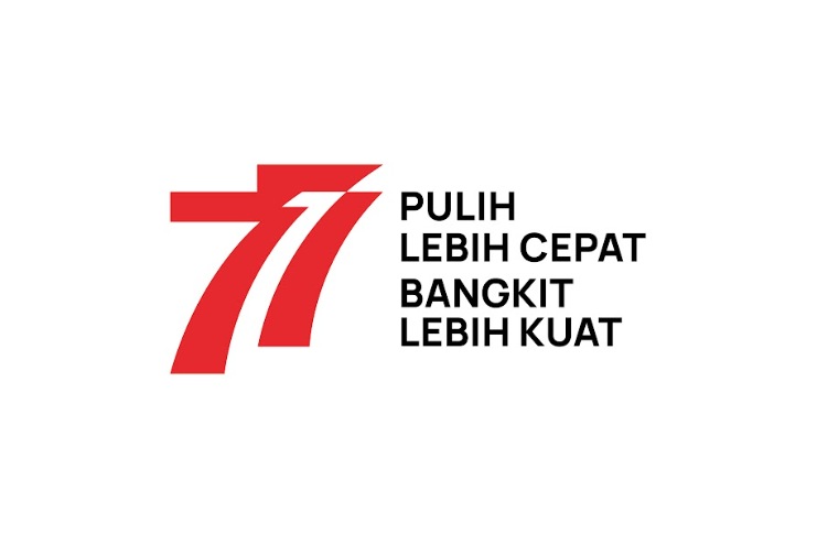 Link Download Desain Logo HUT RI ke-77 format JPEG