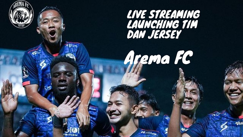 Link nonton live streaming launching dan jersey tim Arema FC di Liga 1 2022/2023, (Foto: Instagram AremaFC)