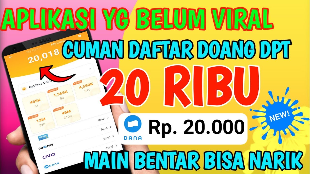 Game aplikasi penghasil uang terbukti membayar 2022, (Foto Youtube: Youtuber Gratisan)