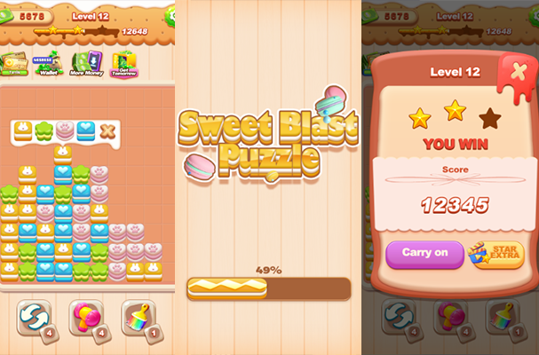 Aplikasi Penghasil Uang Sweet Blast Puzzle, Tukar 10 Koin dengan Dana Rp70.000