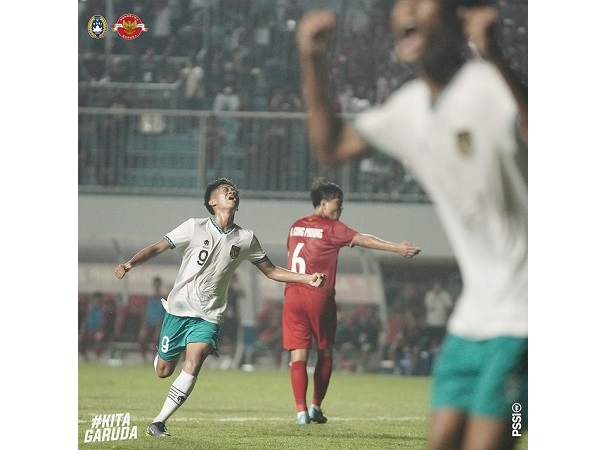 Timnas Indonesia vs Vietnam Piala AFF U-16 2022, (Foto: PSSI)