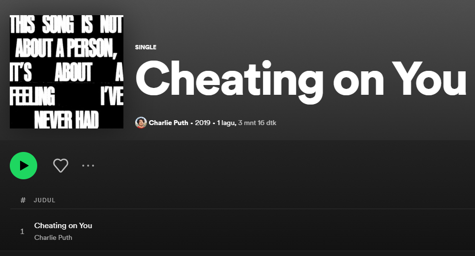 Arti dan Makna Lagu 'Cheating On You' milik Charlie Puth dan Terjemahan Lirik dalam Bahasa Indonesia (pexels)