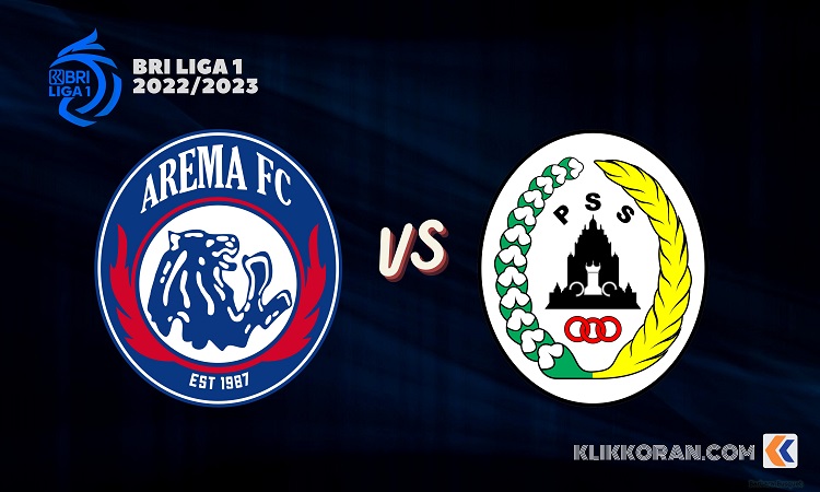 Arema FC vs PSS Sleman BRI Liga 1 2022/2023,(Foto: Klikkoran.com)