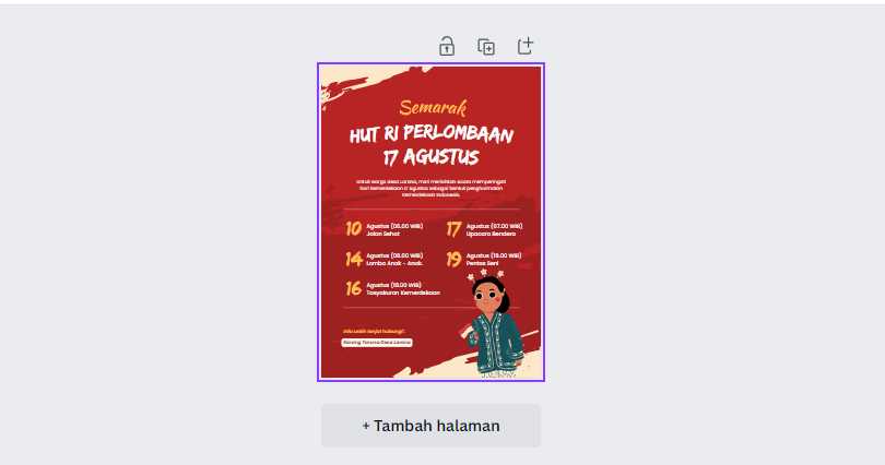 Download Template Banner Jalan Sehat HUT ke 77 RI, 17 Agustus 2022 (canva.com)
