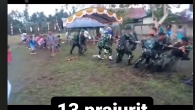 Tangkap Layar prajurit TNI vs Bocil Sekampung