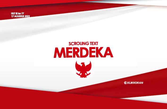 Scrolling Text Merdeka! Kirim Tulisan Berjalan WA di Momen HUT Kemerdekaan Indonesia 2022 dengan Emoji/klikkoran.com