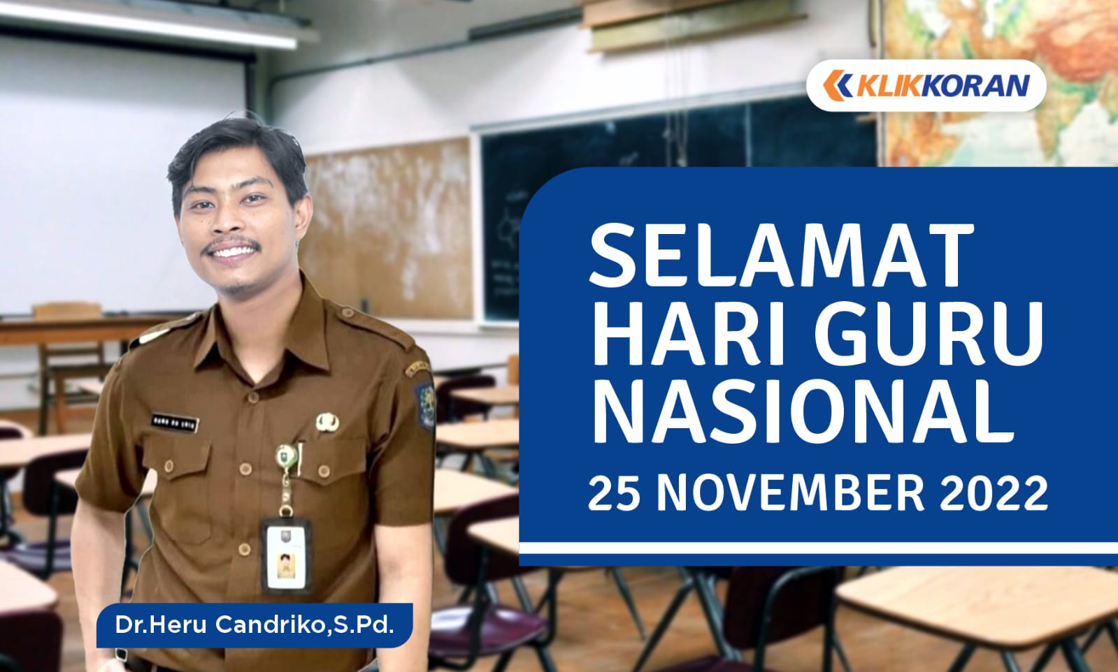 Hari Guru Nasional 25 November 2022. (Foto: Klikkoran.com)