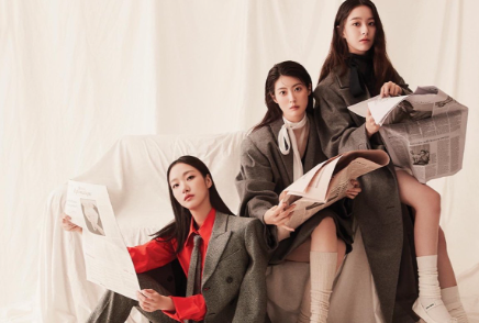 Kim Go Eun, Nam Ji Hyun dan Park Ji Hu yang perankan Drama Korea Little Woman (foto: ELLE)