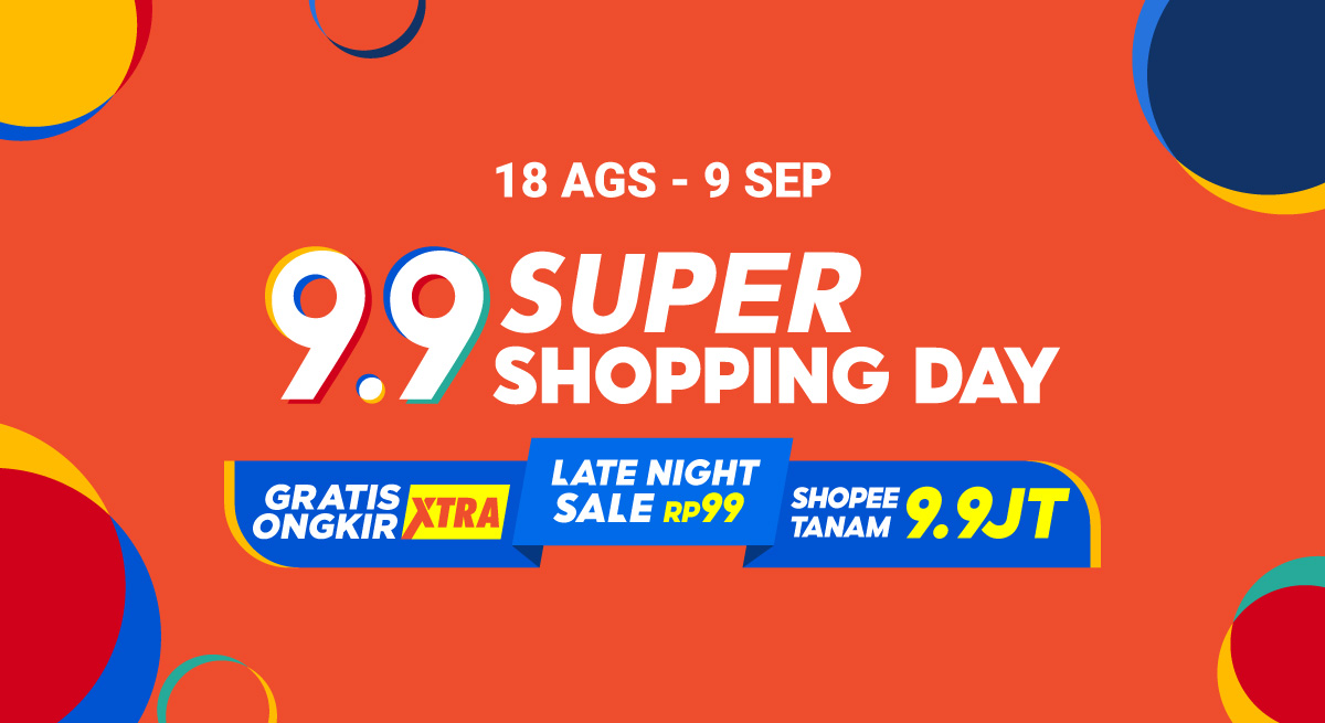 Super Shopping Day! 10 Kode Voucher Shopee Sale 9.9 Hari Ini Jumat, 9 September 2022, Belanja Gratis Hingga Rp 1 Jt(Foto: Shopping/Klikkoran)