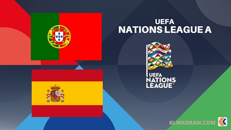 Link nonton live streaming Portugal vs Spanyol UEFA Nations League A, (Foto/Grafis: Klikkoran.com)