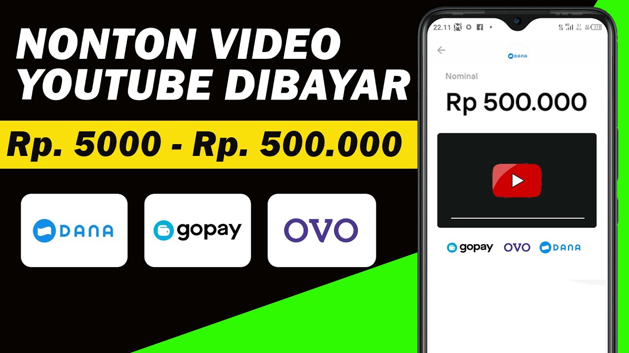 Aplikasi penghasil uang dan saldo dana terbukti membayar 2022, (Foto: Youtube Dhani Design)