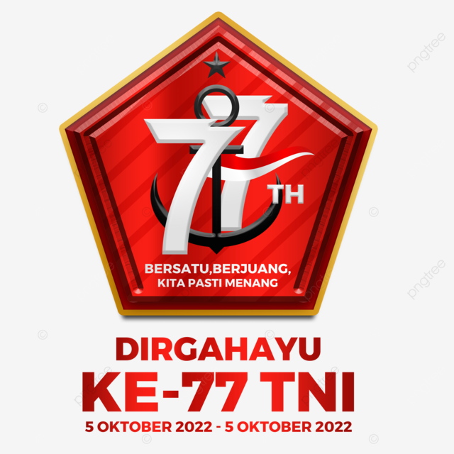 Logo dan Poster HUT TNI ke-77 5 Oktober 2022