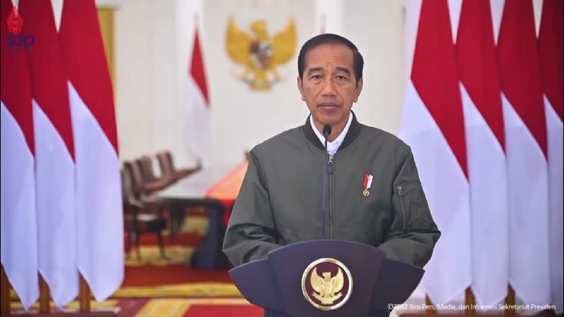 Joko Widodo perintahkan PSSI agar memberhentikan Liga 1 Indonesia untuk sementara waktu, (Foto: Youtube Sekretariat Presiden)