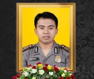 Bripka Andrik Purwanto yang meninggal dunia pada saat tragedi Stadion Kanjuruhan, Malang, (Foto: Polri.go.id)