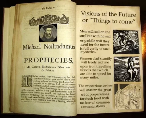 Buku Nostradamus The Complete Prophecies for The FutuRe. (Foto: Istimewa)