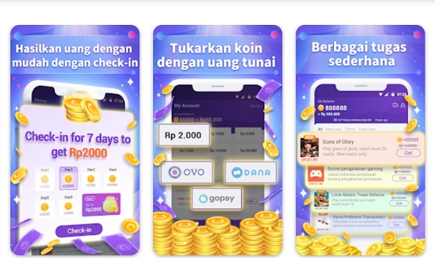 Aplikasi Lucky Coin Penghasil Uang. (Foto: Playstore)Pasti Terbukti Membayar, Aplikasi Penghasil Uang Lucky Coin, Apk Legit Tanpa Undang Teman. (Foto: Ilustrasi)