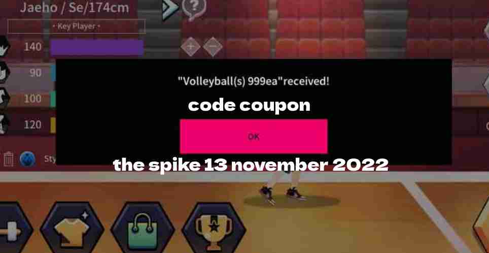 New code coupon The Spike Volleyball Story 13 November 2022. (Foto: The Spike Volleyball Story) 