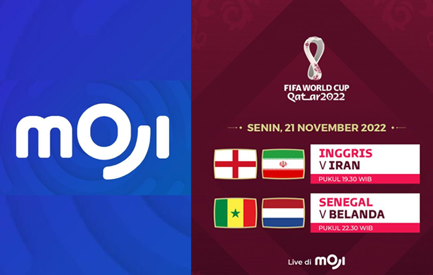 Sedang Berlangsung! MOJI TV Live Streaming Inggris vs Iran di Piala Dunia 2022 Qatar (mojiTV/O Channel)