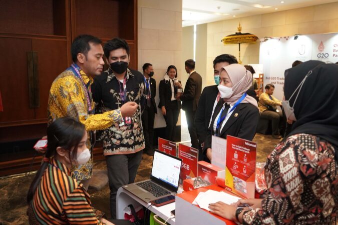 Telkomsel terus memastikan ketersediaan akses terhadap seluruh produk serta layanan digital dalam rangkaian kegiatan KTT G20 Indonesia. (Foto: Telkomsel)