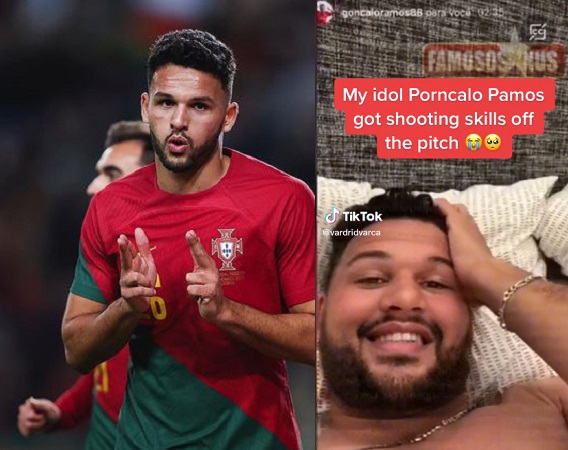 Goncalo Ramos pemain timnas Portugal yang viral karena video masturbasi yang mirip dengannya. (Foto: Instagram Goncalo Ramos)