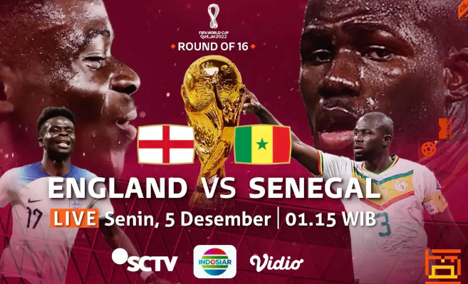 Inggris Vs Senegal Link Nonton Live Streaming Lewat HP diYalla Shoot, BgiBola dan Yandex Piala Dunia 2022 Diburu (foto: vidio.com)